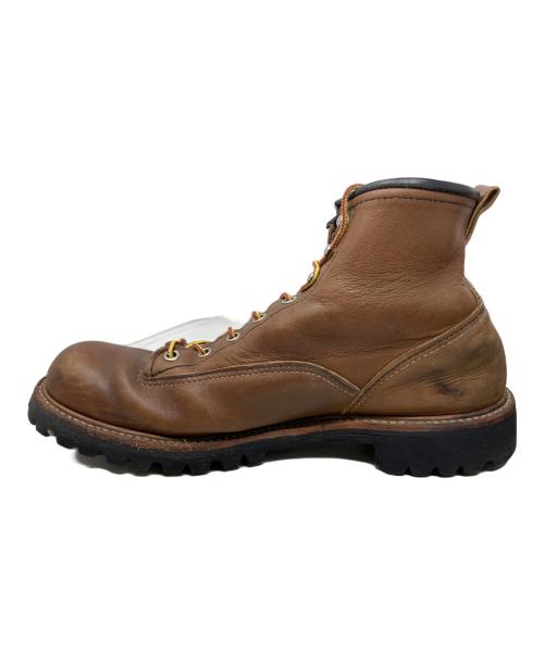 RED WING（レッドウィング）RED WING (レッドウィング) RED WING LINEMAN LUG ブーツ ブラウン サイズ:28.5cmの古着・服飾アイテム