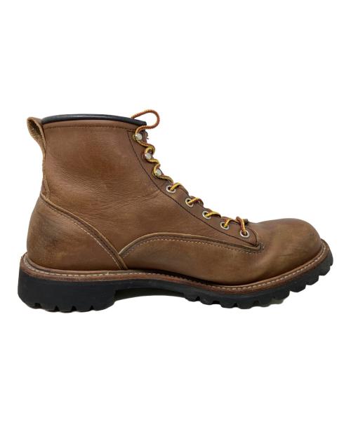 RED WING（レッドウィング）RED WING (レッドウィング) RED WING LINEMAN LUG ブーツ ブラウン サイズ:28.5cmの古着・服飾アイテム
