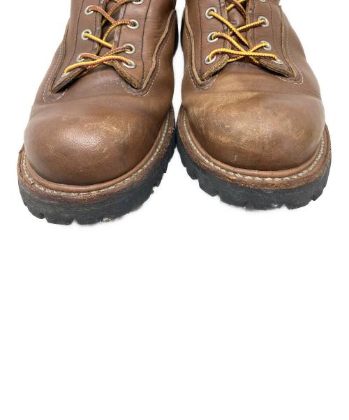 RED WING（レッドウィング）RED WING (レッドウィング) RED WING LINEMAN LUG ブーツ ブラウン サイズ:28.5cmの古着・服飾アイテム