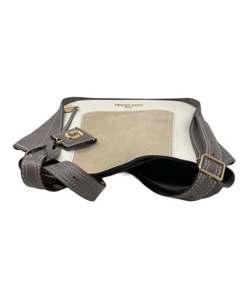 MARC JACOBS（マークジェイコブズ）MARC JACOBS (マークジェイコブズ) MARC JACOBS THE COLOR BLOCK DIRECTOR ショルダーバッグ ベージュ×グレーの古着・服飾アイテム