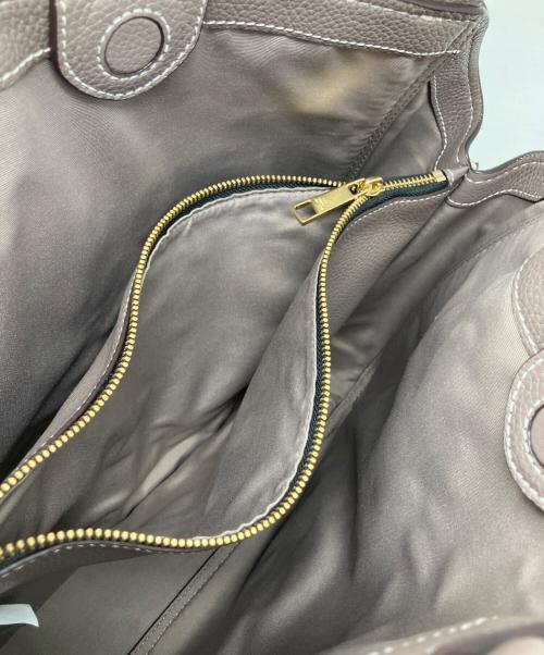 MARC JACOBS（マークジェイコブズ）MARC JACOBS (マークジェイコブズ) MARC JACOBS THE COLOR BLOCK DIRECTOR ショルダーバッグ ベージュ×グレーの古着・服飾アイテム