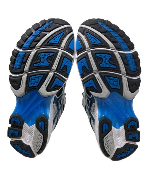 asics（アシックス）asics (アシックス) asics ローカットスニーカー ブルー×シルバー サイズ:27.5cmの古着・服飾アイテム