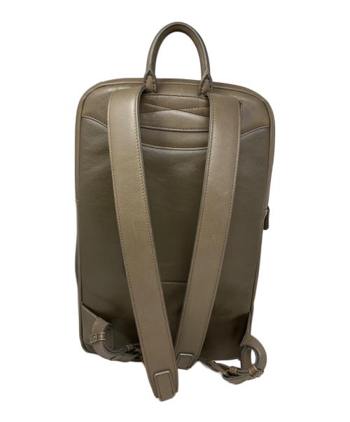 土屋鞄（ツチヤカバン）土屋鞄 (ツチヤカバン) 土屋鞄 ヴァイノ ラウンドバックパック ブラウンの古着・服飾アイテム