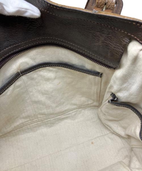 genten（ゲンテン）genten (ゲンテン) genten トートバッグ ブラウンの古着・服飾アイテム