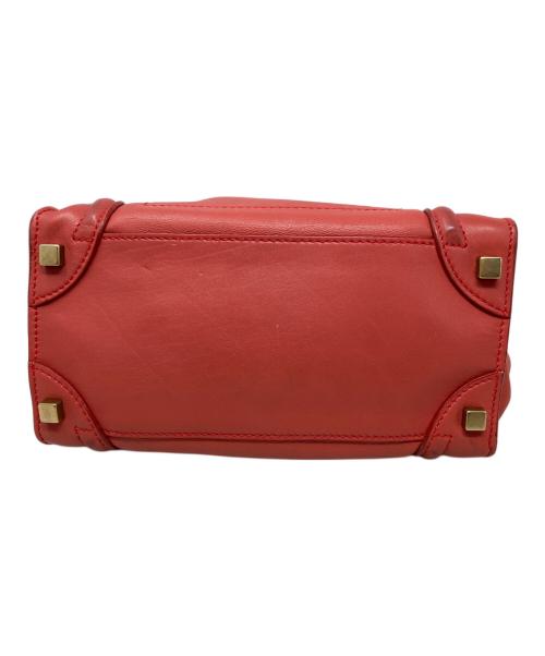 CELINE（セリーヌ）CELINE (セリーヌ) CELINE ラゲージマイクロショッパー レッドの古着・服飾アイテム