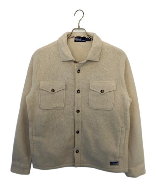 POLO RALPH LAUREN（ポロ・ラルフローレン）POLO RALPH LAUREN (ポロ・ラルフローレン) POLO RALPH LAUREN ボアジャケット ホワイト サイズ:Mの古着・服飾アイテム