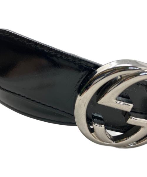 GUCCI（グッチ）GUCCI (グッチ) GUCCI インターロッキングG ベルト ブラックの古着・服飾アイテム