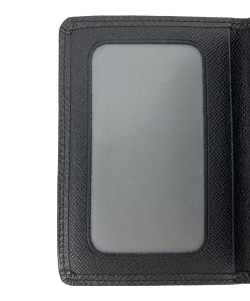 LOUIS VUITTON（ルイ ヴィトン）LOUIS VUITTON (ルイ ヴィトン) LOUIS VUITTON タイガ ポルト・カルト・ヴェルティカル カードケース ブラックの古着・服飾アイテム