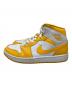 NIKE (ナイキ) NIKE Air Jordan 1 Mid ハイカットスニーカー イエロー サイズ:26㎝：8000円