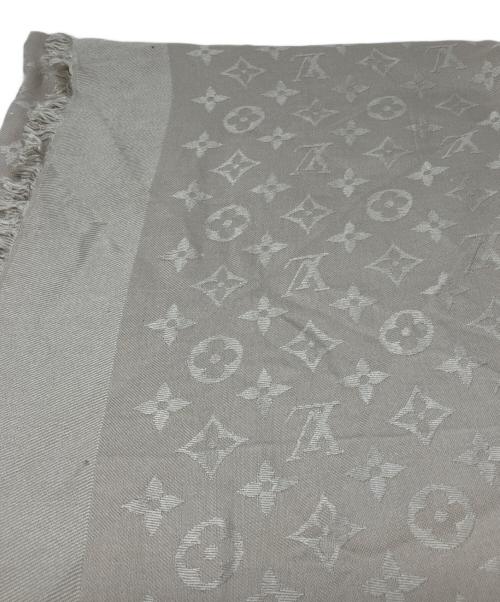 LOUIS VUITTON（ルイ ヴィトン）LOUIS VUITTON (ルイ ヴィトン) LOUIS VUITTON モノグラム シルク混ストール ベージュの古着・服飾アイテム