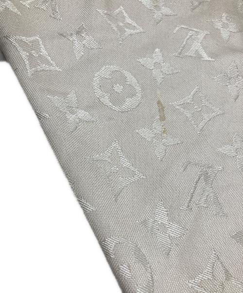 LOUIS VUITTON（ルイ ヴィトン）LOUIS VUITTON (ルイ ヴィトン) LOUIS VUITTON モノグラム シルク混ストール ベージュの古着・服飾アイテム