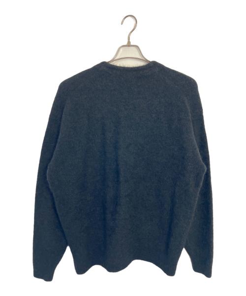 BEAUTY&YOUTH UNITED ARROWS（ビューティーアンドユースユナイテッドアローズ）BEAUTY&YOUTH UNITED ARROWS (ビューティーアンドユースユナイテッドアローズ) BEAUTY&YOUTH UNITED シャギーモヘヤカーディガン ARROWS 厚手カーディガン グレー サイズ:Mの古着・服飾アイテム