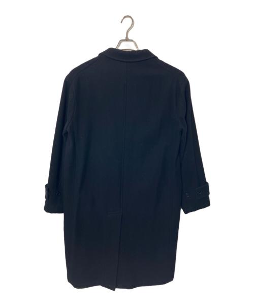 MHL（エムエイチエル）MHL (エムエイチエル) MHL 22aw BASIC WOOL MELTON チェスターコート ブラック サイズ:Lの古着・服飾アイテム