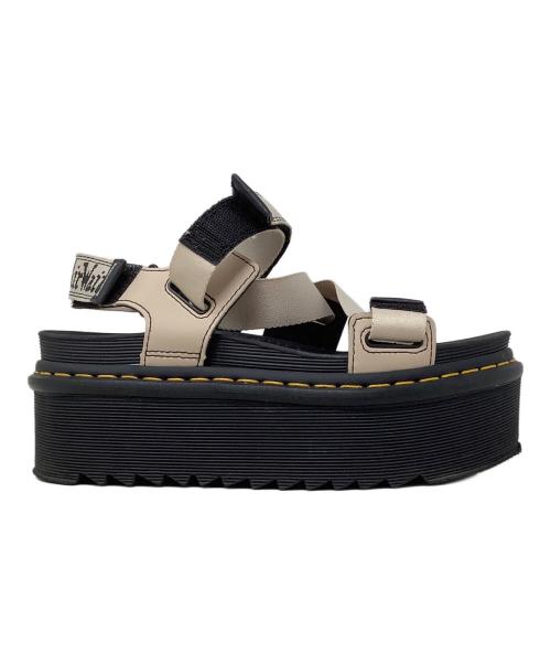 Dr.Martens（ドクターマーチン）Dr.Martens (ドクターマーチン) サンダル ベージュ×ブラック サイズ:4の古着・服飾アイテム