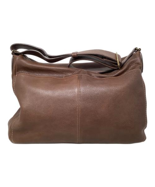 土屋鞄（ツチヤカバン）土屋鞄 (ツチヤカバン) 土屋鞄 トーンオイルヌメ ソフトルーズショルダーバッグ ショルダーバッグ ブラウンの古着・服飾アイテム