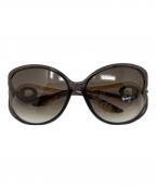 Christian Diorクリスチャン ディオール）の古着「Christian Dior サングラス」｜ゴールド×ダークブラウン