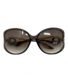 Christian Dior（クリスチャン ディオール）の古着「Christian Dior サングラス」｜ゴールド×ダークブラウン