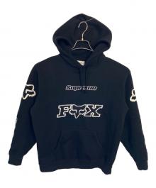 SUPREME×FOX RACING（シュプリーム×フォックスレーシング）の古着「Supreme FOX RACING HOODED SWEATSHIRT パーカー」｜ブラック