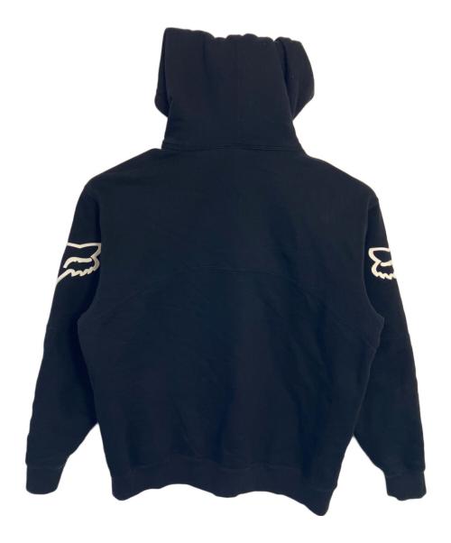 SUPREME（シュプリーム）SUPREME (シュプリーム) FOX RACING (フォックスレーシング) Supreme FOX RACING HOODED SWEATSHIRT パーカー ブラック サイズ:Mの古着・服飾アイテム