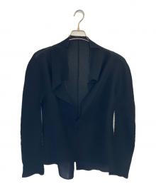ISSEY MIYAKE me（イッセイ ミヤケ ミー）の古着「ISSEY MIYAKE me カーディガン」｜ブラック