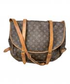 LOUIS VUITTONルイ ヴィトン）の古着「LOUIS VUITTON モノグラム ソミュール43 ショルダーバッグ」