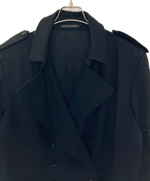 YOHJI YAMAMOTO（ヨウジヤマモト）YOHJI YAMAMOTO (ヨウジヤマモト) YOHJI YAMAMOTO 08AW/生誕100年 トレンチコート ブラック サイズ:-の古着・服飾アイテム