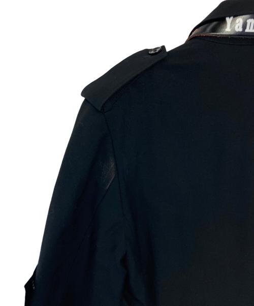 YOHJI YAMAMOTO（ヨウジヤマモト）YOHJI YAMAMOTO (ヨウジヤマモト) YOHJI YAMAMOTO 08AW/生誕100年 トレンチコート ブラック サイズ:-の古着・服飾アイテム