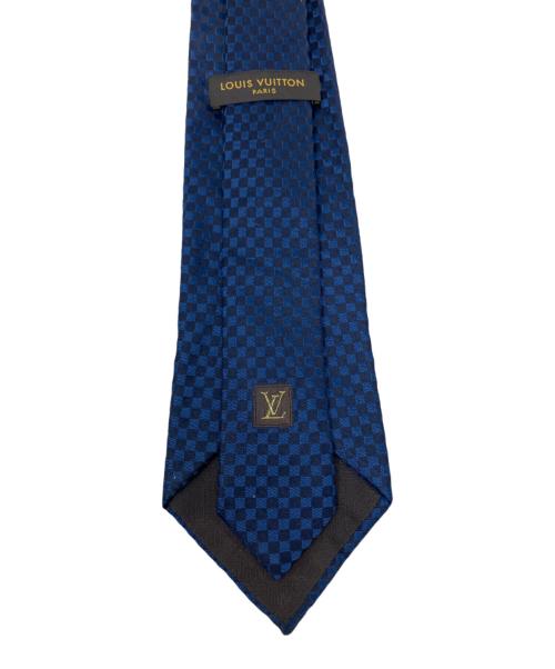 LOUIS VUITTON（ルイ ヴィトン）LOUIS VUITTON (ルイ ヴィトン) LOUIS VUITTON ネクタイ ブルー×ブラック サイズ:-の古着・服飾アイテム