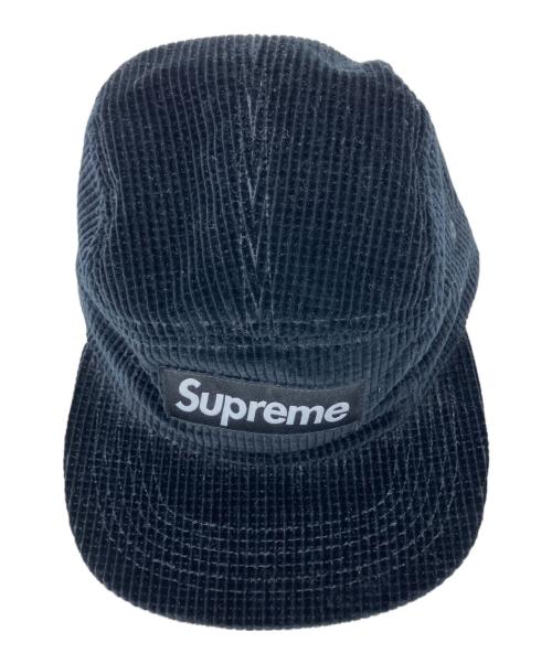 SUPREME（シュプリーム）Supreme (シュプリーム) Supreme コーデュロイキャンプキャップ ブラックの古着・服飾アイテム