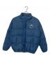 PAPAS PLUS（パパスプラス）の古着「PAPAS PLUS ワッペンダウンジャケット」｜ブルー
