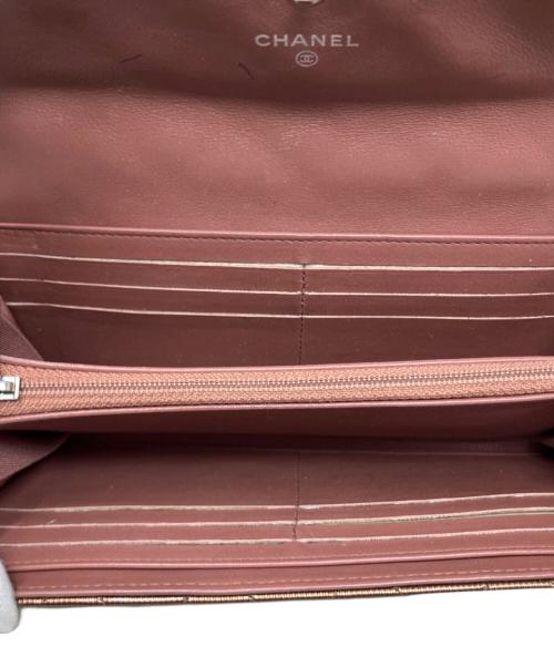 CHANEL（シャネル）CHANEL (シャネル) CHANEL マトラッセ 長財布 ブラウンの古着・服飾アイテム