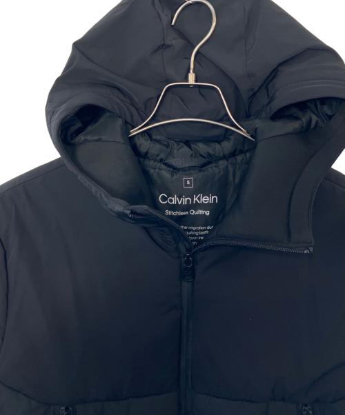 Calvin Klein（カルバンクライン）Calvin Klein (カルバンクライン) Calvin Klein ダウンジャケット ブラック サイズ:Sの古着・服飾アイテム