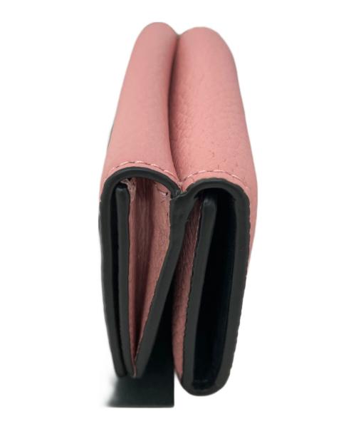 MARC JACOBS（マークジェイコブズ）MARC JACOBS (マークジェイコブズ) MARC JACOBS 3つ折り財布 ピンクの古着・服飾アイテム