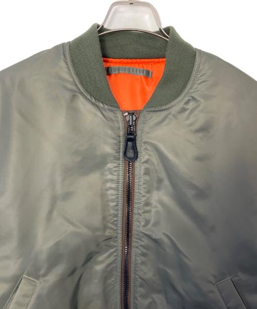 HOUSTON（ヒューストン）HOUSTON (ヒューストン) HOUSTON MA-1ジャケット カーキ サイズ:XXLの古着・服飾アイテム