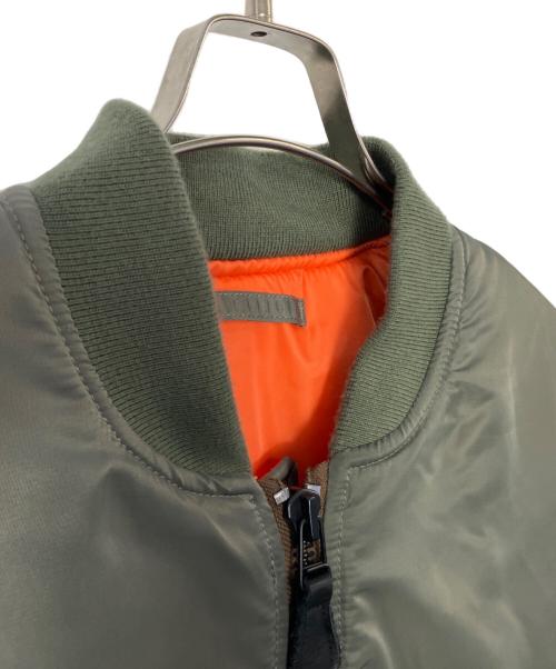 HOUSTON（ヒューストン）HOUSTON (ヒューストン) HOUSTON MA-1ジャケット カーキ サイズ:XXLの古着・服飾アイテム