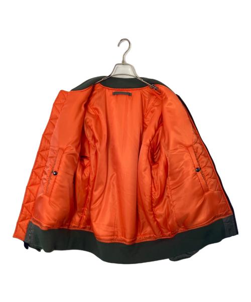 HOUSTON（ヒューストン）HOUSTON (ヒューストン) HOUSTON MA-1ジャケット カーキ サイズ:XXLの古着・服飾アイテム