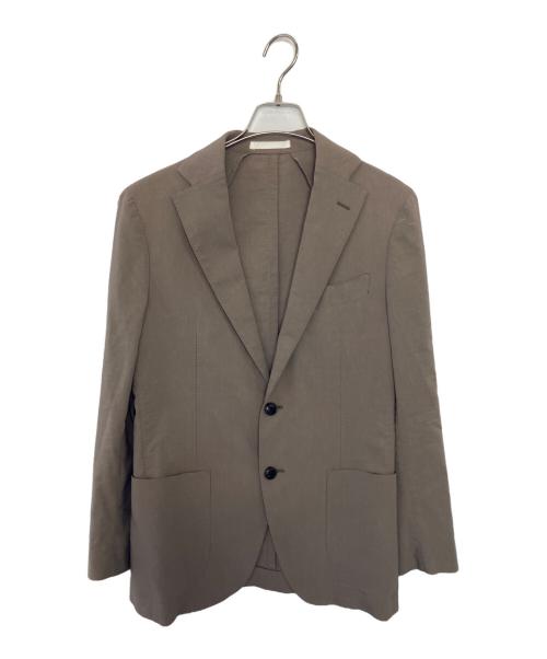 MEN's MELROSE（メンズメルローズ）MEN'S MELROSE (メンズメルローズ) MEN'S MELROSE ツイストユニオンストレッチ2つボタンジャケット カーキ サイズ:2の古着・服飾アイテム