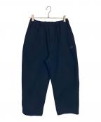 NEW BALANCEニューバランス）の古着「NEW BALANCE Wide Pants パンツ」｜ブラック