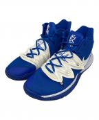 NIKEナイキ）の古着「NIKE Kyrie 5 Team Game Royal スニーカー」｜ブルー×ホワイト
