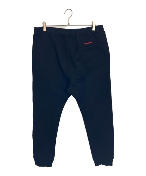 DSQUARED2（ディースクエアード）DSQUARED2 (ディースクエアード) DSQUARED2 Slouch Fit スウェットパンツ ブラック サイズ:XLの古着・服飾アイテム