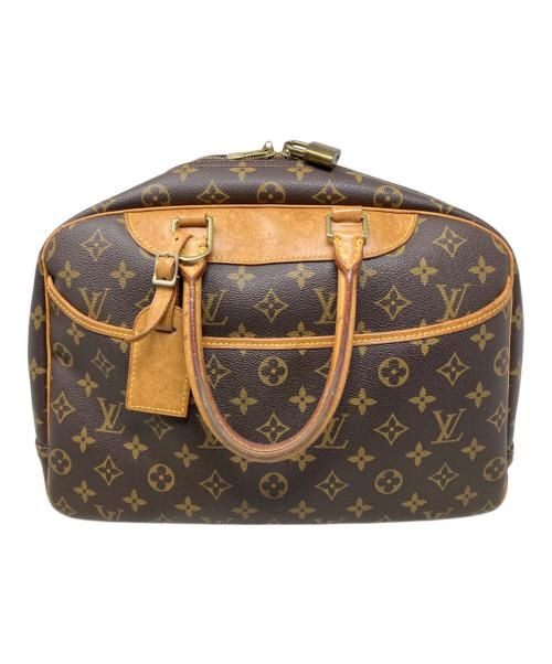 LOUIS VUITTON（ルイ ヴィトン）LOUIS VUITTON (ルイ ヴィトン) LOUIS VUITTON モノグラム ドーヴィル(ボーリングヴァニティ) ハンドバッグ ブラウンの古着・服飾アイテム