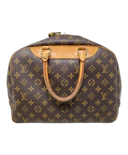 LOUIS VUITTON（ルイ ヴィトン）LOUIS VUITTON (ルイ ヴィトン) LOUIS VUITTON モノグラム ドーヴィル(ボーリングヴァニティ) ハンドバッグ ブラウンの古着・服飾アイテム