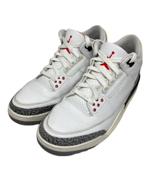 NIKE（ナイキ）NIKE (ナイキ) NIKE Air Jordan 3 Retro ハイカットスニーカー ホワイト サイズ:27.5cmの古着・服飾アイテム