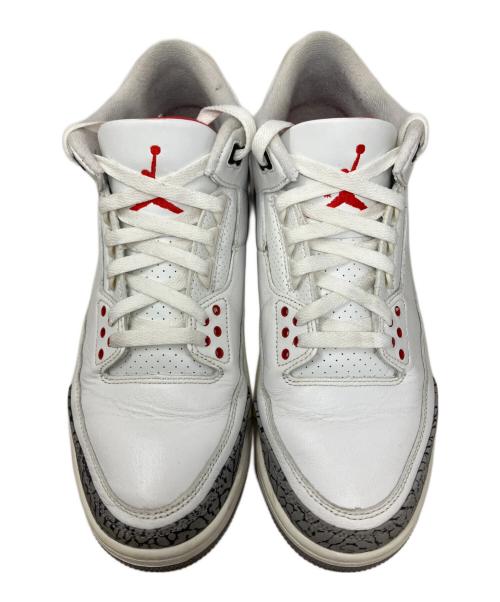 NIKE（ナイキ）NIKE (ナイキ) NIKE Air Jordan 3 Retro ハイカットスニーカー ホワイト サイズ:27.5cmの古着・服飾アイテム