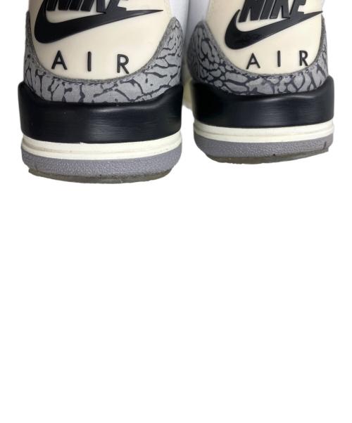 NIKE（ナイキ）NIKE (ナイキ) NIKE Air Jordan 3 Retro ハイカットスニーカー ホワイト サイズ:27.5cmの古着・服飾アイテム