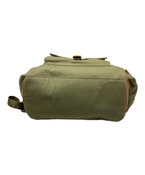 倉敷帆布（クラシキハンプ）倉敷帆布 (クラシキハンプ) MOOMIN (ムーミン) 倉敷帆布 MOOMIN スナフキン 旅人のリュックサック カーキの古着・服飾アイテム