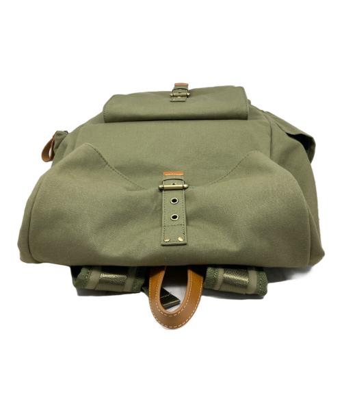 倉敷帆布（クラシキハンプ）倉敷帆布 (クラシキハンプ) MOOMIN (ムーミン) 倉敷帆布 MOOMIN スナフキン 旅人のリュックサック カーキの古着・服飾アイテム