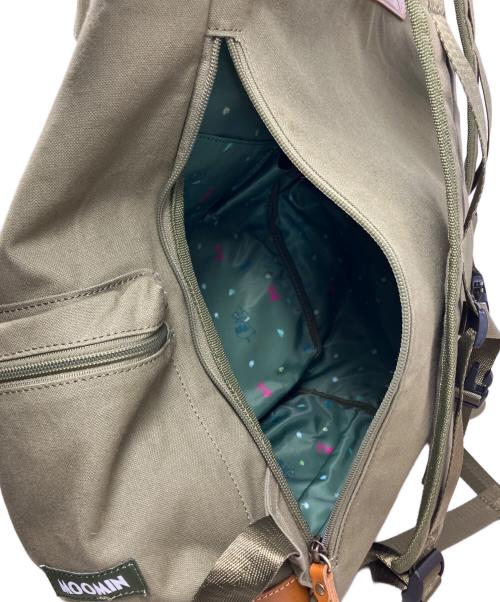 倉敷帆布（クラシキハンプ）倉敷帆布 (クラシキハンプ) MOOMIN (ムーミン) 倉敷帆布 MOOMIN スナフキン 旅人のリュックサック カーキの古着・服飾アイテム