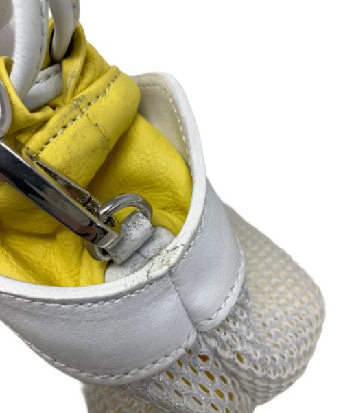 CHRISTIAN VILLA（クリスチャンヴィラ）CHRISTIAN VILLA (クリスチャンヴィラ) CHRISTIAN VILLA 2WAYバッグ ホワイト×イエローの古着・服飾アイテム