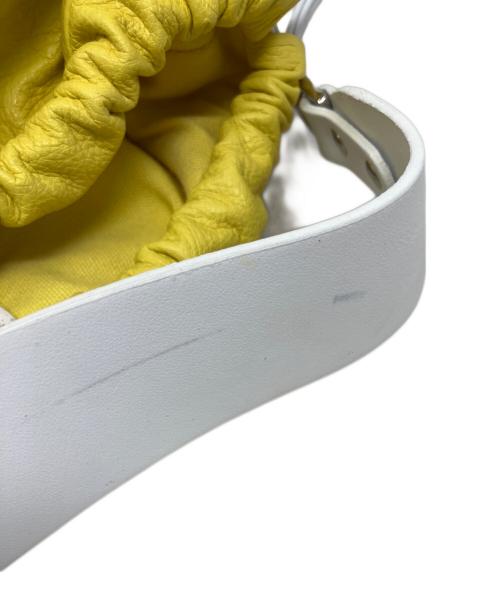 CHRISTIAN VILLA（クリスチャンヴィラ）CHRISTIAN VILLA (クリスチャンヴィラ) CHRISTIAN VILLA 2WAYバッグ ホワイト×イエローの古着・服飾アイテム